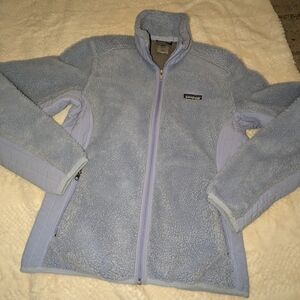 Patagonia Light Blue Full-Zip Fleece Jacket